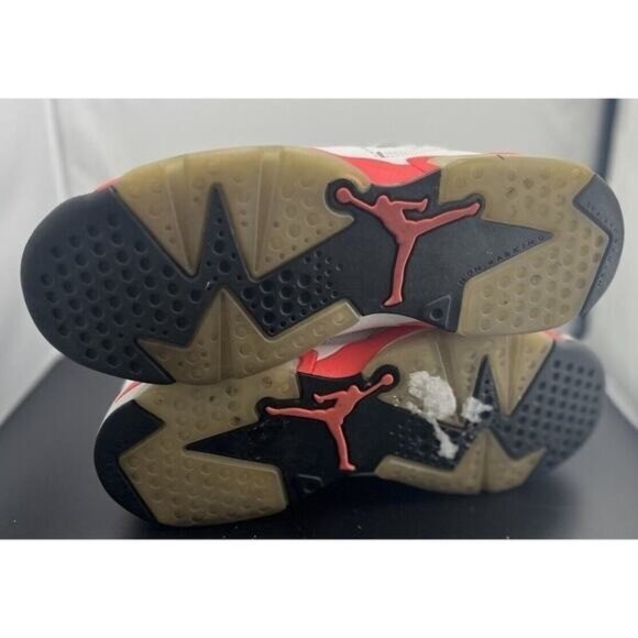 Size 5 (GS) - Jordan 6 Retro Mid White Infrared - Picture 4 of 6